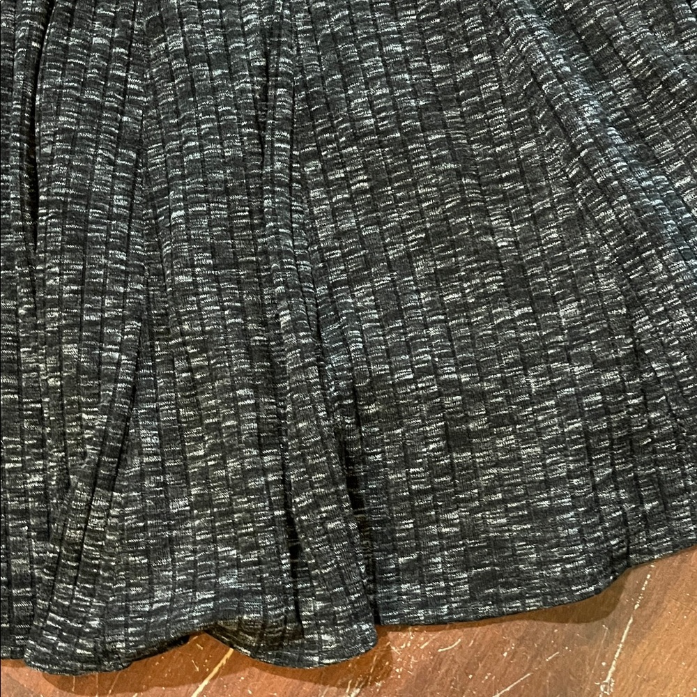 🌻3/$15🌻 Rabbit Rabbit Rabbit Black and Gray Textured Long Sleeve Dress - Picture 7 of 12